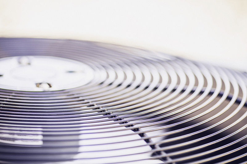 Close up of AC system.