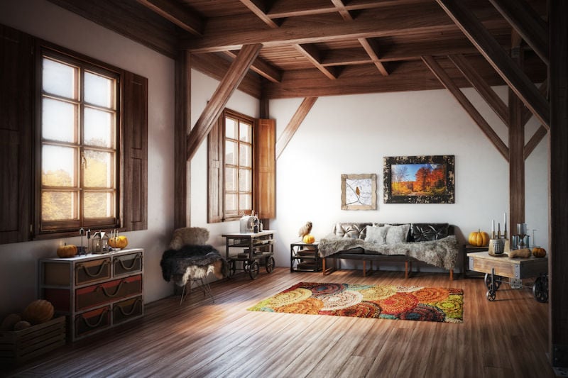 Fall indoor home