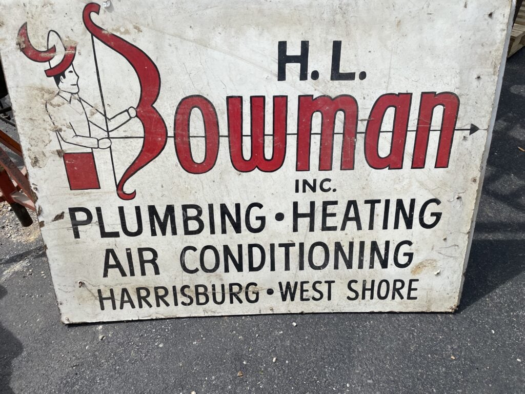 HL Bowman original signage